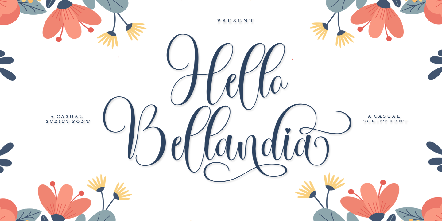 Przykładowa czcionka Hello Bellandia #1